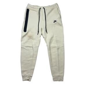 Nike Tech Joggers Off White Color Sweatpants